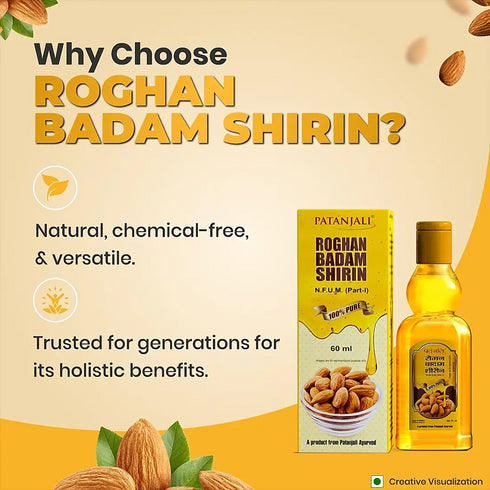 Patanjali Badam Roghan Shirin